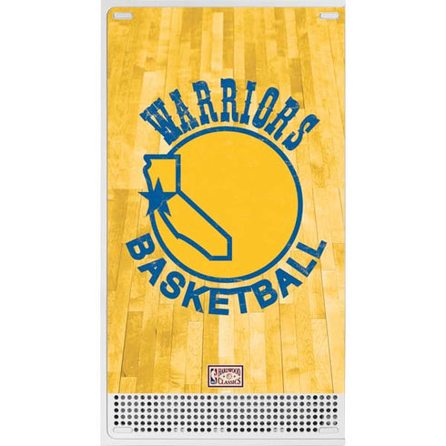 NBA Golden State Warriors Hardwood Classics Xbox Series S Console Skin